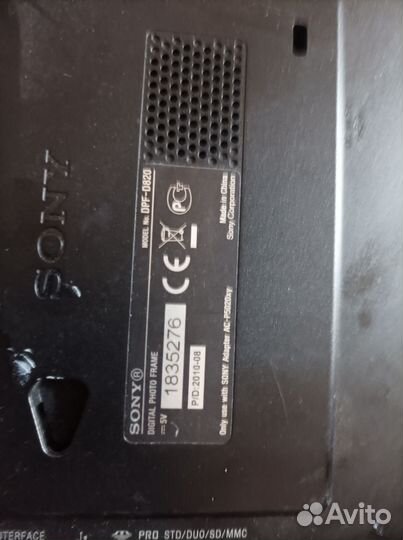 Цифровая фоторамка sony