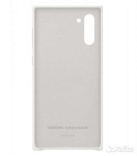 Оригинал Leather Cover для Samsung Note 10 (White)