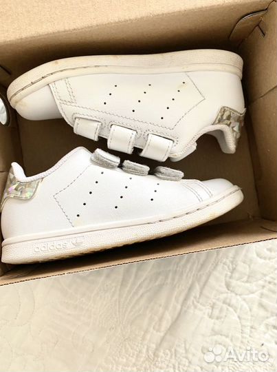 Кроссовки Adidas stan smith р. 27 натуральная кожа