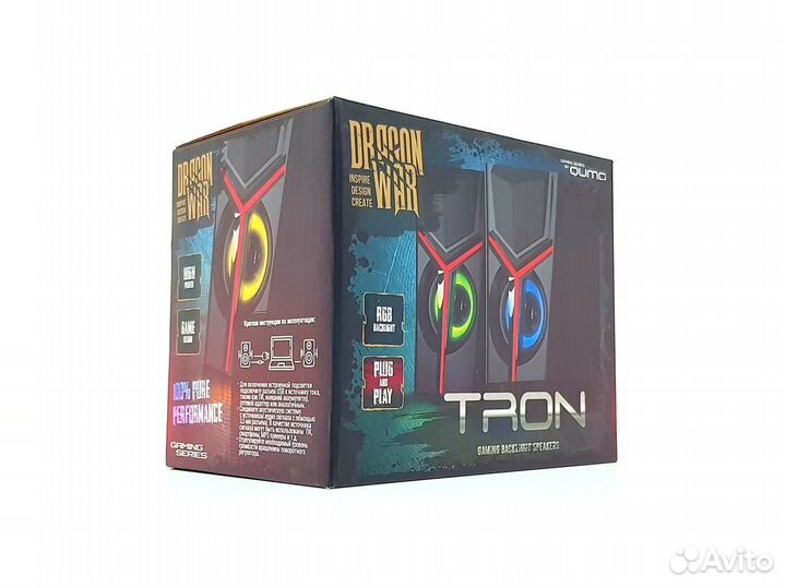 Колонки 2.0 Qumo tron