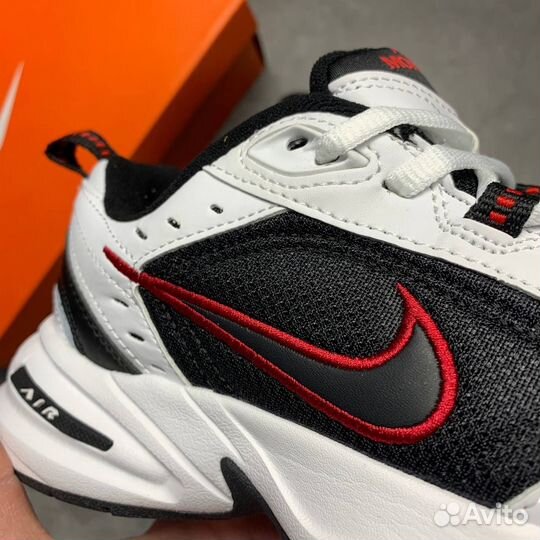 Nike Air Monarch 4 (IV) White Black Red