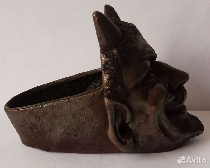 Антикварная пепельница Черт Мефистофель. 30е СССР