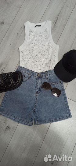 Новые джинсовые шорты 42,44,46,48,50,52 р