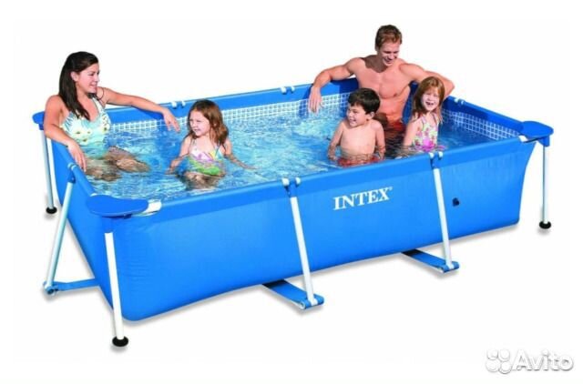 Интекс бассейн прямоугольный 260х160х65 см