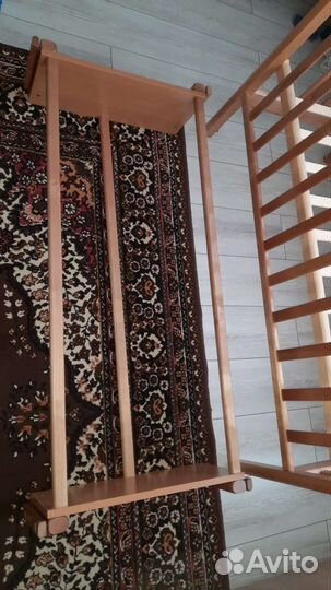 Детская кроватка продольный маятник