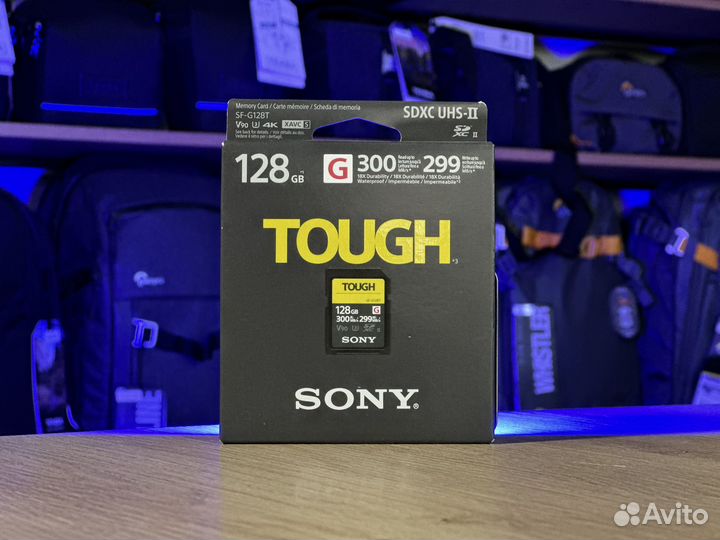 Sony SF-G128T sdxc 128GB Tough UHS-II 299/300Mb/s