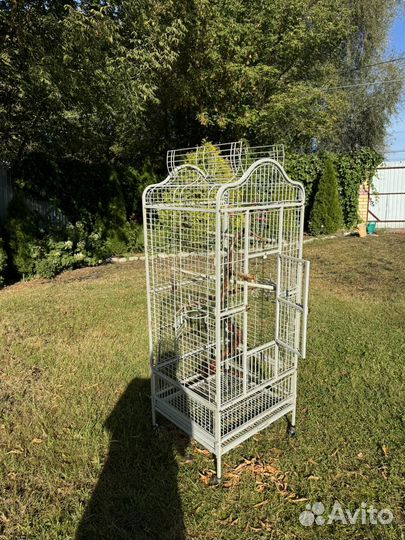 Клетка для попугая большая напольная