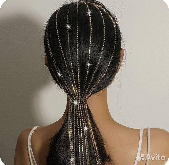 Заколка - ободок в стразах