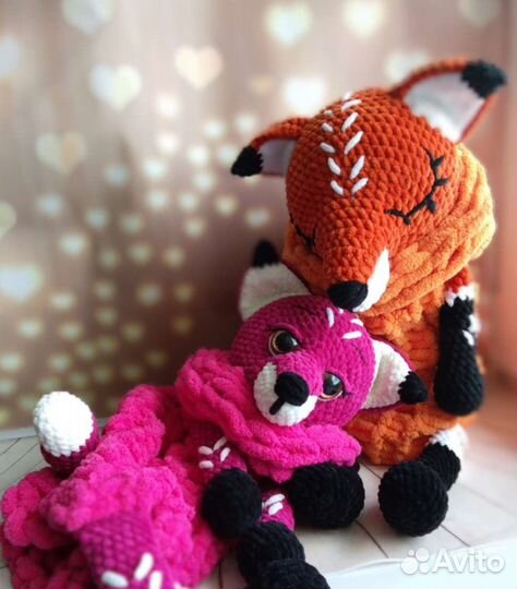 Мягкая игрушка - пижамница (Панда, Лиса, Бобёр)