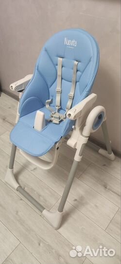 Стул для кормления nuovita голубой