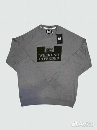Свитшот Weekend Offender Skylar Crew Sweat Mid Gre