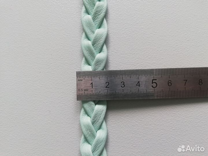 Ремень женский цветной плетёный