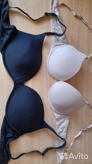 Бюстгальтеры Intimissimi,черный и бежевый, 80В
