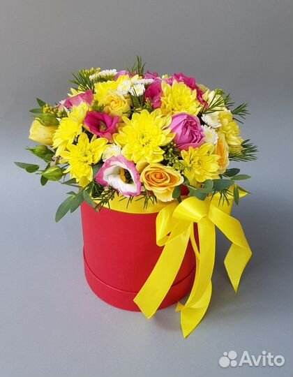 Цветы в коробке 032