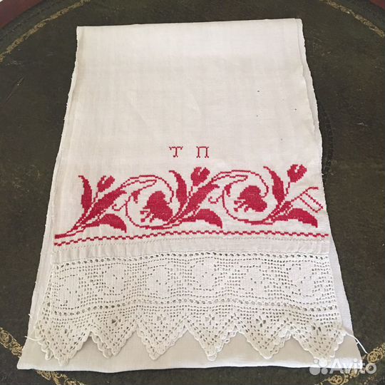 Винтажные рушники и салфетка