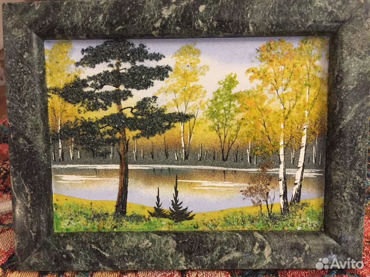 Картины из камня