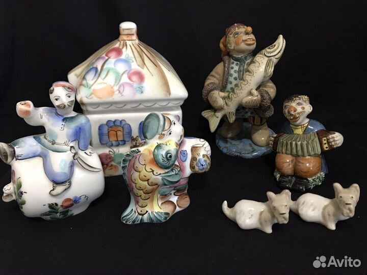 Статуэтки фарфоровые, гипсовые СССР
