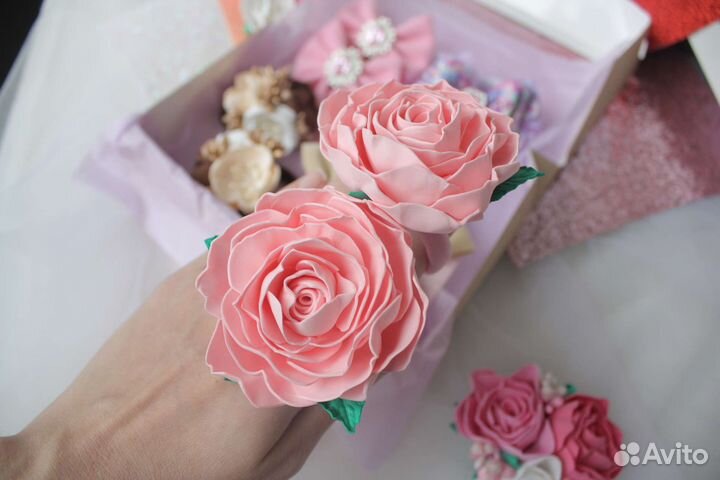 Бантики, заколочки ручной работы