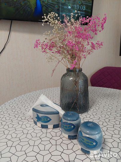 Набор салфетница, солянка, перечница