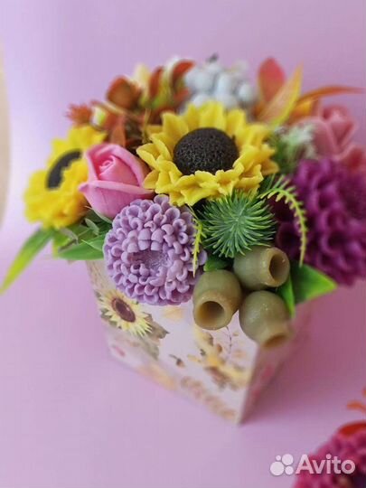 Букеты и наборы Мыло ручной работы
