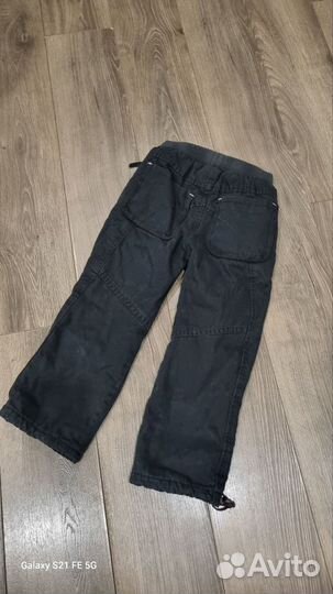 Утепленные брюки 104-110
