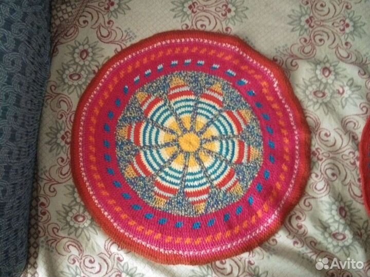 Коврик вязаный крючком