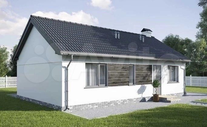 Дом 64,5 м² на участке 6 сот.