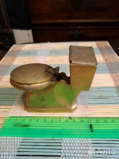 Пепельница сувенирная в виде унитаза времён СССР