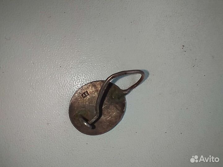 Серебрянная серьга