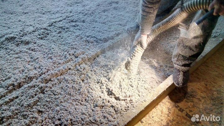 Утеплитель для дома - эковата EcoFiber