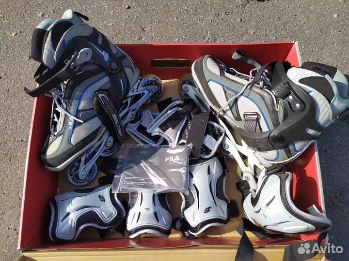 Роликовые коньки мужские fila 43.5