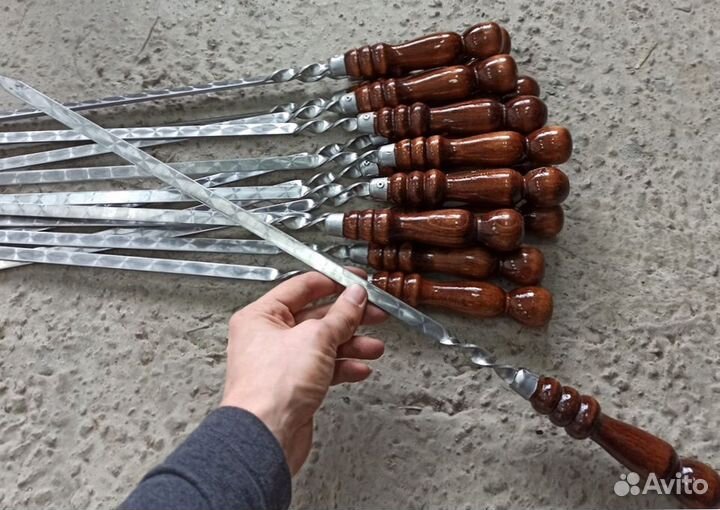 Шампура из нержавейки 6 шт