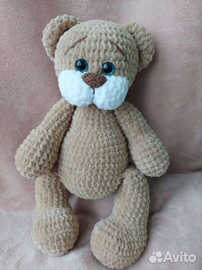 Плюшевый медведь ручной работы