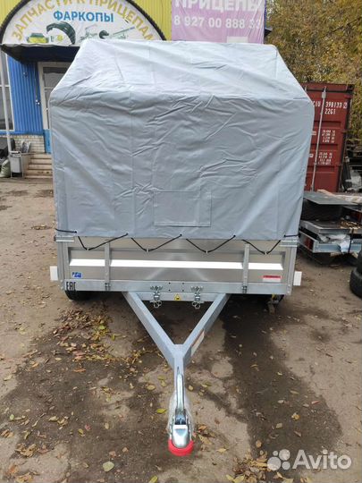 Прицеп Спутник Мото 2615/33, 2 оси с тентом 1500