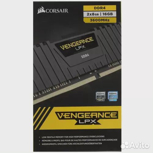 16Gb 3600 corsair vengeance LPX (CMK16GX4M2D3600C1