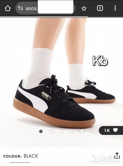 Кеды Puma Palermo Black