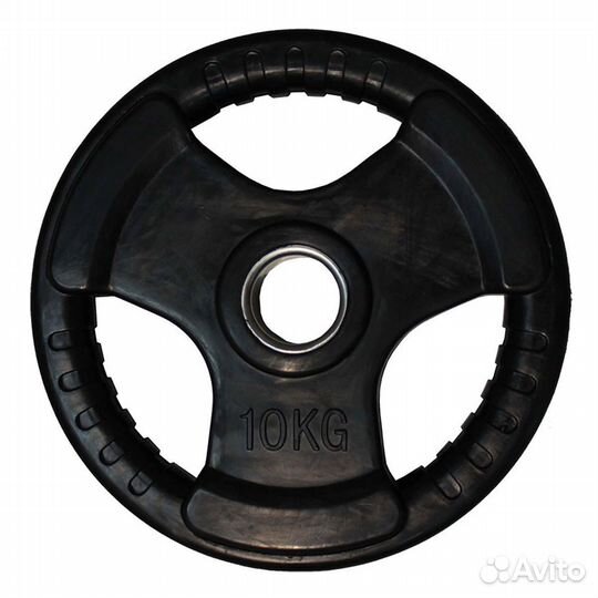 Диск обрезиненный 3 handle черный D51 мм profi-FIT