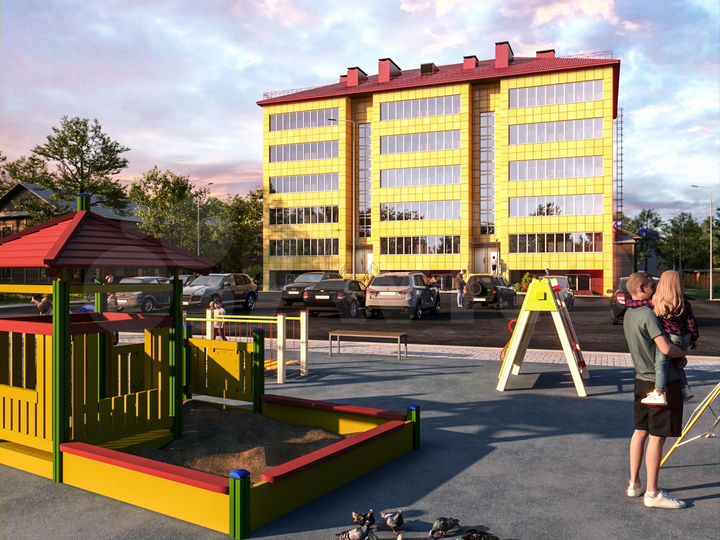 1-к. квартира, 37,1 м², 1/5 эт.