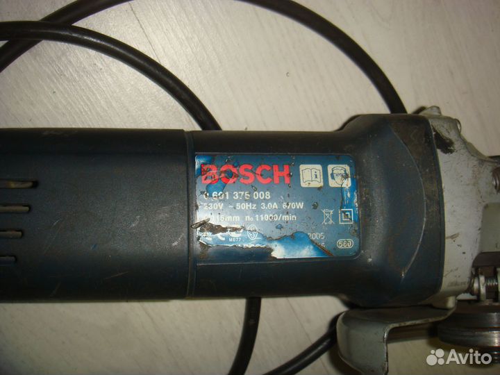 Ушм болгарка Bosch 115 модель GWS6-115