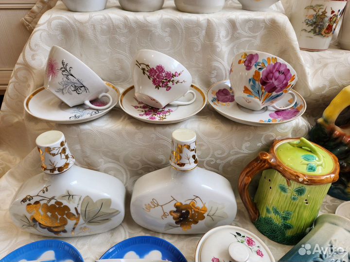 Старая посуда фарфор, керамика период СССР