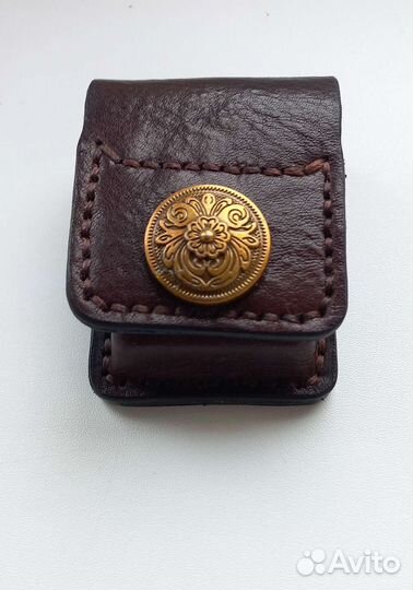 Чехол кожаный для зажигалки zippo