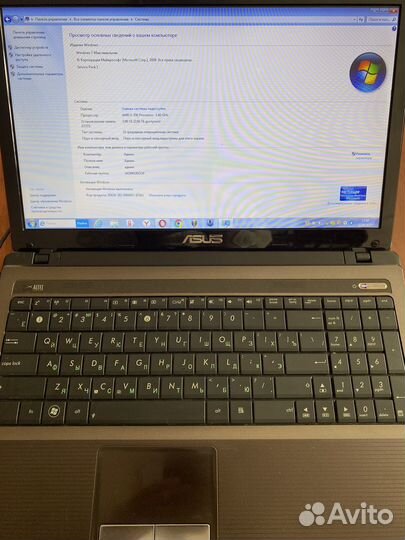 Ноутбук asus x53u