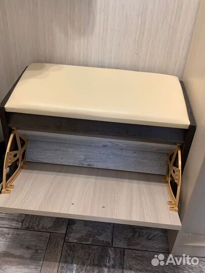 Тумба для обуви с сиденьем