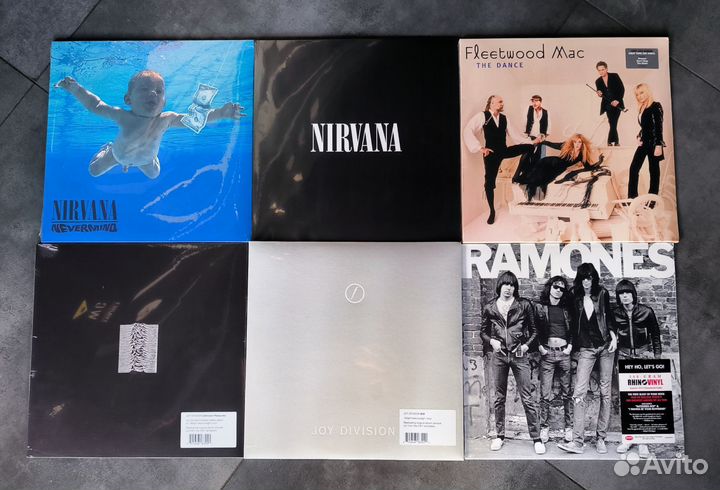 Винил 30 Second to Mars,Garbage,Green day, Nirvana