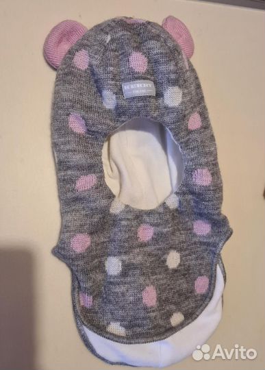 Шапка шлем для девочки