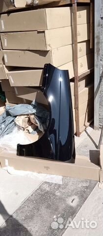 Крыло приора левое цвет черный (черная пантера)