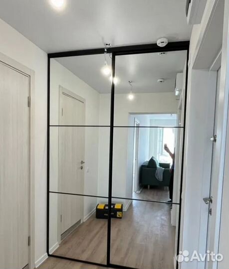 Двери купе зеркальные