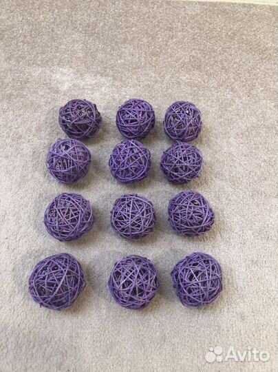 Декор (плетёные шары)