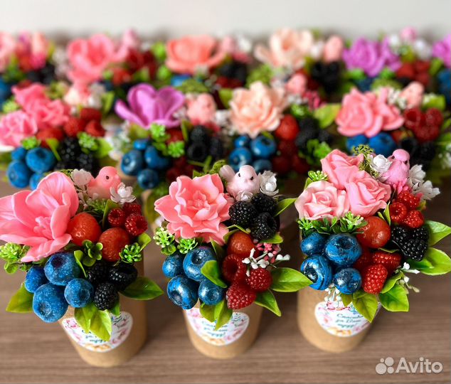 Букеты из мыла педагогу