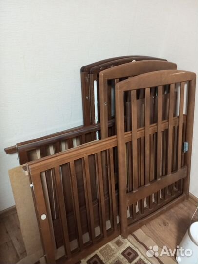 Детская кроватка трансформер с комодом